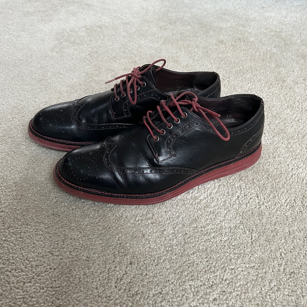 Donald J Pliner Leather Brogue